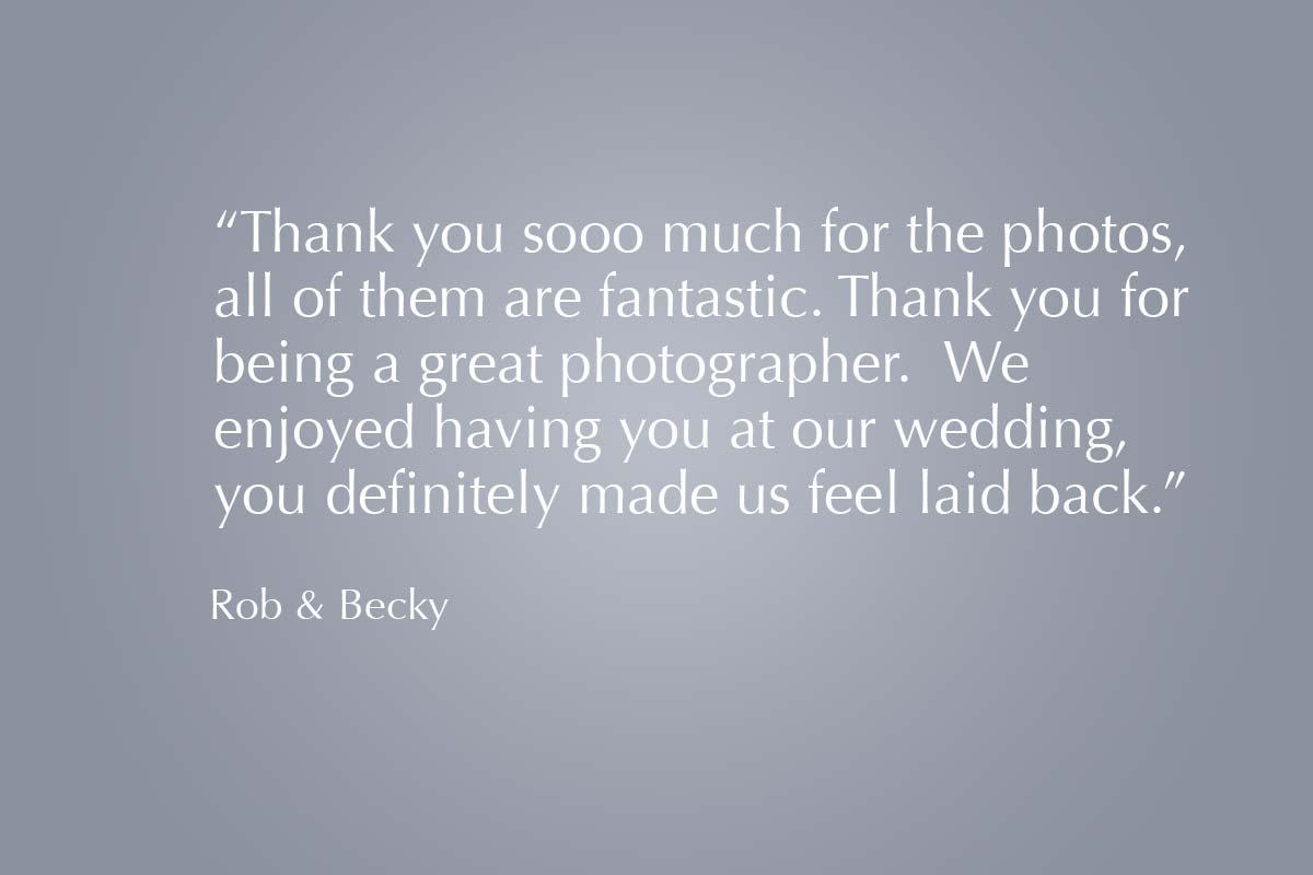 wedding photography feedback