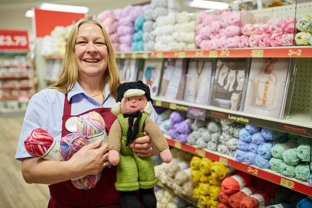 Staff photography for Hobbycraft at their new Yeovil store