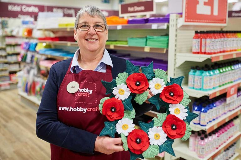 Staff photography for Hobbycraft at their new Yeovil store